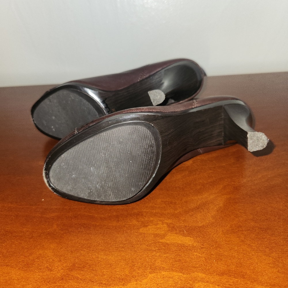 Women's Michael Kors Leather Booties - Picture 7 of 16